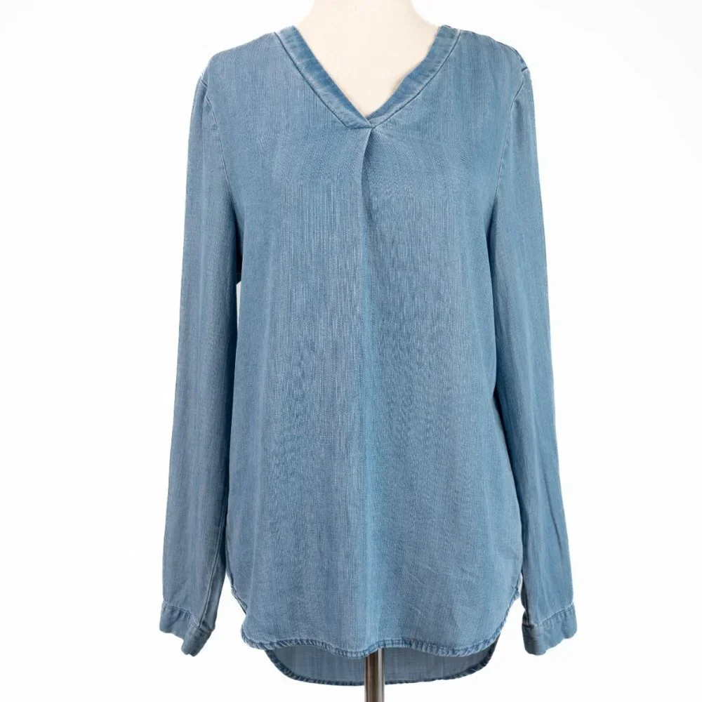 Stitch Fix - XS Chambray Top - Picture 4 of 7
